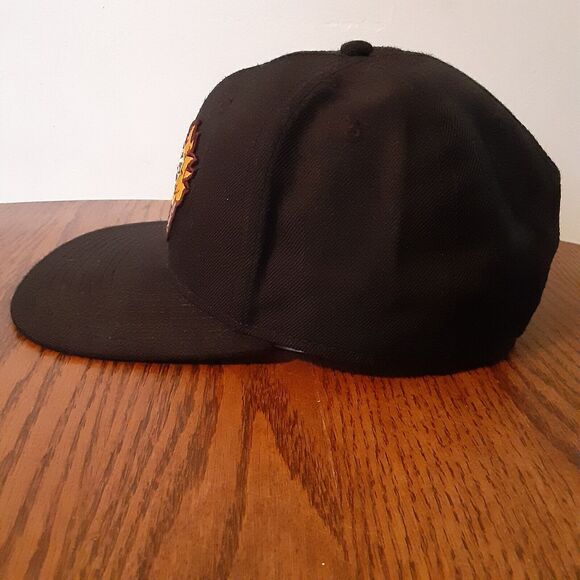 OVERWATCH Junkrat Logo Snapback Hat Cap Bioworld Black Video Game Merchandise - Picture 3 of 9